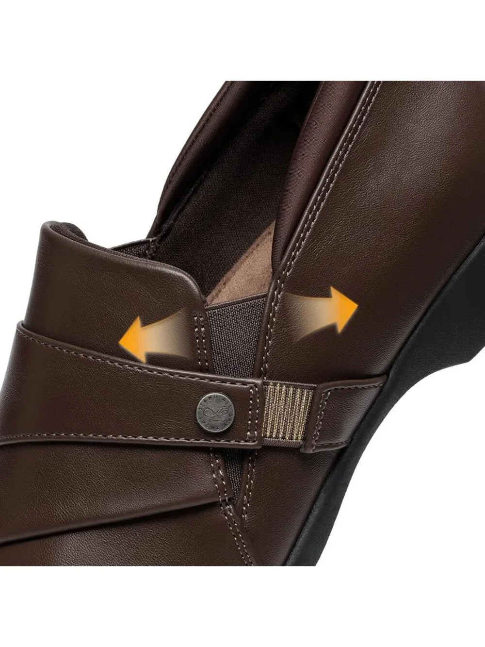Dream Pairs Women's All Brown Comfortable Arch Support Casual Dressy Loafers